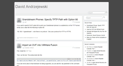 Desktop Screenshot of davidandrzejewski.com