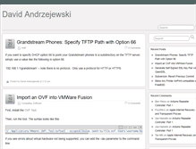 Tablet Screenshot of davidandrzejewski.com